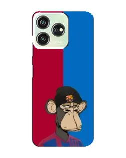 Чехол для ZTE Blade V50 Design с картинкой «Bored Ape — фанат Барсы»