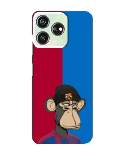 Чехол для ZTE Blade V50 Design с картинкой «Bored Ape — фанат Барсы» Чехол для ZTE Blade V50 Design с картинкой «Bored Ape — фанат Барсы»