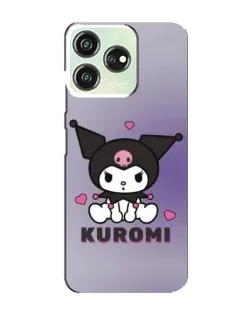 Чехол для ZTE Blade V50 Design с картинкой «Kuromi — фиолетовый арт» Чехол для ZTE Blade V50 Design с картинкой «Kuromi — фиолетовый арт»