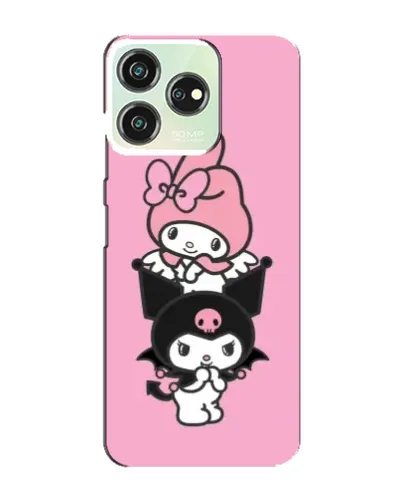 Чехол для ZTE Blade V50 Design с картинкой «My Melody и Kuromi»