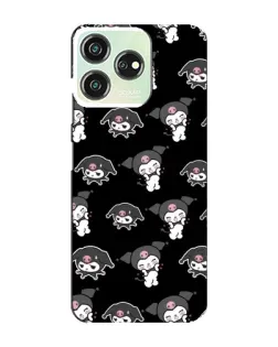 Чехол для ZTE Blade V50 Design с картинкой «Черный паттерн Kuromi» Чехол для ZTE Blade V50 Design с картинкой «Черный паттерн Kuromi»