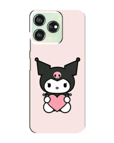 Чехол для ZTE Blade V50 Design с картинкой «Kuromi и сердце»