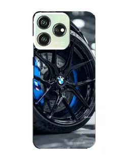 Чехол для ZTE Blade V50 Design с картинкой «Колесо BMW вблизи»