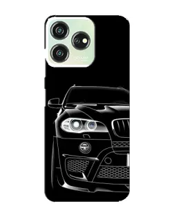Чехол для ZTE Blade V50 Design с картинкой «Темный силуэт BMW»