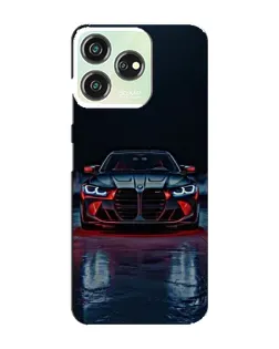 Чехол для ZTE Blade V50 Design с картинкой «BMW на мокрой дороге»