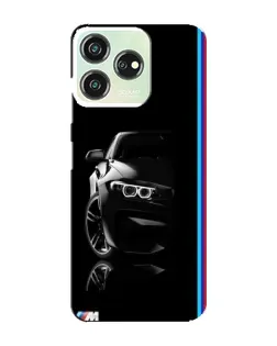 Чехол для ZTE Blade V50 Design с картинкой «Силуэт BMW в темноте»