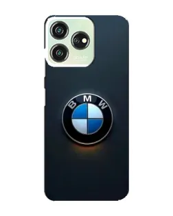 Чехол для ZTE Blade V50 Design с картинкой «Логотип BMW — минимализм»