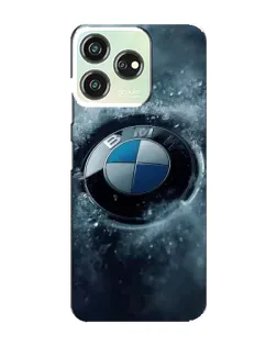 Чехол для ZTE Blade V50 Design с картинкой «Логотип BMW — лед»