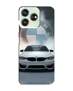 Чехол для ZTE Blade V50 Design с картинкой «BMW в белом дыму»