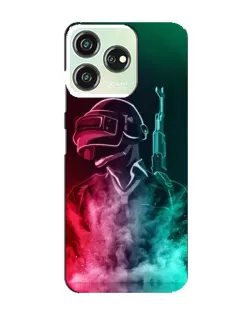 Чехол для ZTE Blade V50 Design с картинкой «PUBG — огненный воин»