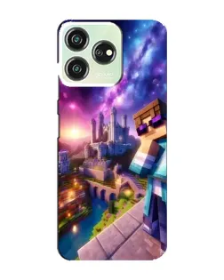 Чехол для ZTE Blade V50 Design с картинкой «Стив и космос» Чехол для ZTE Blade V50 Design с картинкой «Стив и космос»