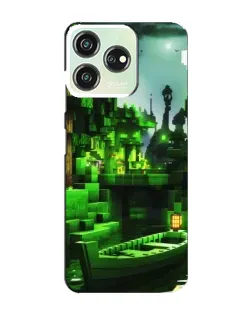 Чехол для ZTE Blade V50 Design с картинкой «Minecraft лесной пейзаж» Чехол для ZTE Blade V50 Design с картинкой «Minecraft лесной пейзаж»