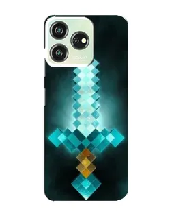 Чехол для ZTE Blade V50 Design с картинкой «Алмазный меч неон» Чехол для ZTE Blade V50 Design с картинкой «Алмазный меч неон»