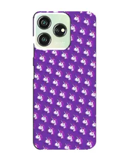 Чехол для ZTE Blade V50 Design с картинкой «Единороги на фиолетовом»