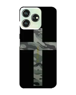 Чехол для ZTE Blade V50 Design с картинкой «Милитари Крест»