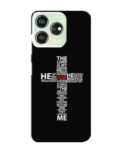 Чехол для ZTE Blade V50 Design с картинкой «Текстовый крест»