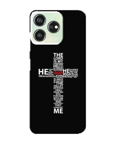 Чехол для ZTE Blade V50 Design с картинкой «Текстовый крест» Чехол для ZTE Blade V50 Design с картинкой «Текстовый крест»