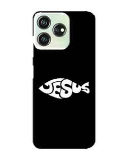 Чехол для ZTE Blade V50 Design с картинкой «Рыба Jesus»