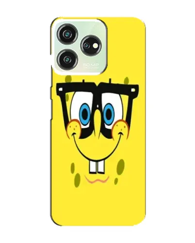 Чехол для ZTE Blade V50 Design с картинкой «Минималистичный Спанч Боб» Чехол для ZTE Blade V50 Design с картинкой «Минималистичный Спанч Боб»