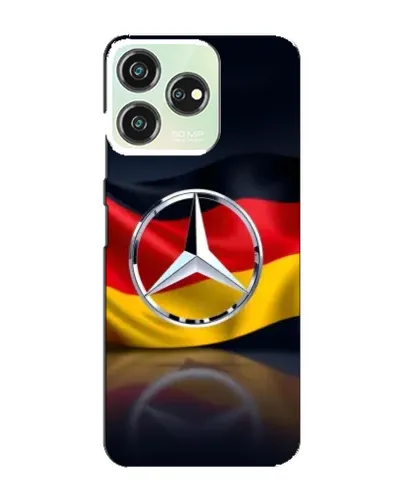 Чехол для ZTE Blade V50 Design с картинкой «Mercedes — флаг Германии»