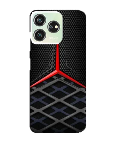Чехол для ZTE Blade V50 Design с картинкой «Mercedes Carbon Grid»