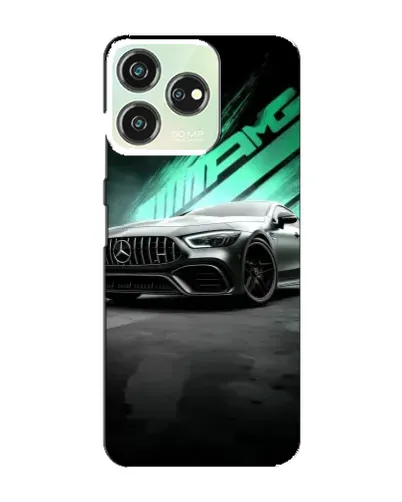 Чехол для ZTE Blade V50 Design с картинкой «Темный Mercedes AMG»