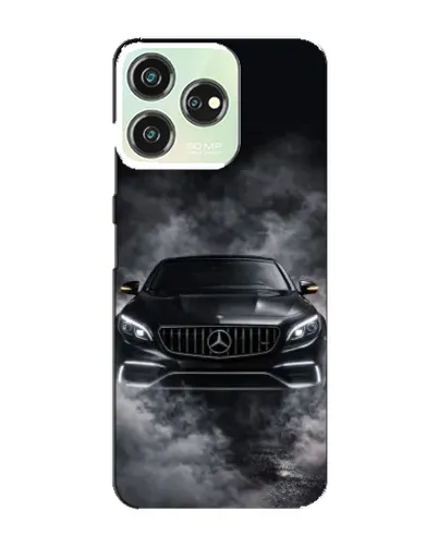 Чехол для ZTE Blade V50 Design с картинкой «Mercedes в дыму»