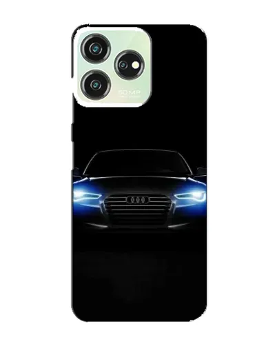Чехол для ZTE Blade V50 Design с картинкой «Audi в неоне»