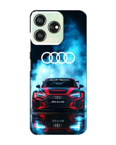 Чехол для ZTE Blade V50 Design с картинкой «Audi Sport — неон»