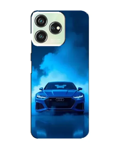 Чехол для ZTE Blade V50 Design с картинкой «Audi — голубая энергия»