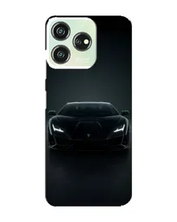 Чехол для ZTE Blade V50 Design с картинкой «Черный Lamborghini Aventador»