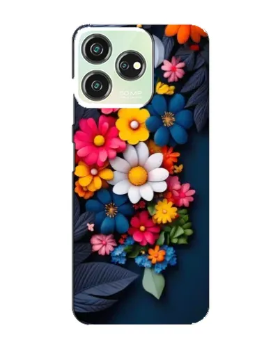 Чехол для ZTE Blade V50 Design с картинкой «Цветочная феерия»