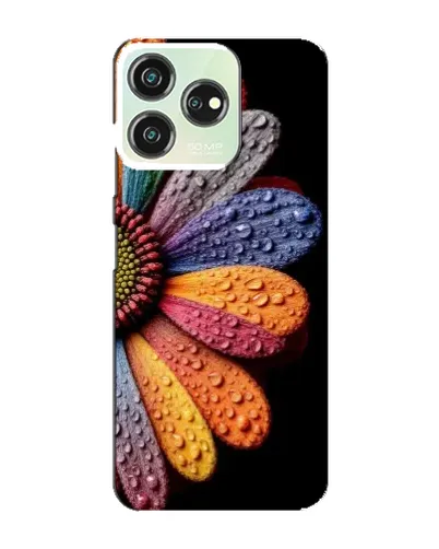 Чехол для ZTE Blade V50 Design с картинкой «Радужный цветок»