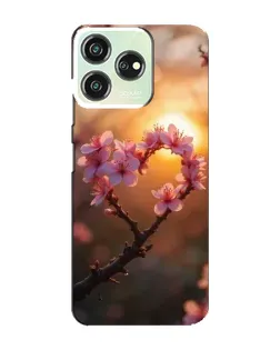 Чехол для ZTE Blade V50 Design с картинкой «Розовый цвет сердце на фоне заката» Чехол для ZTE Blade V50 Design с картинкой «Розовый цвет сердце на фоне заката»