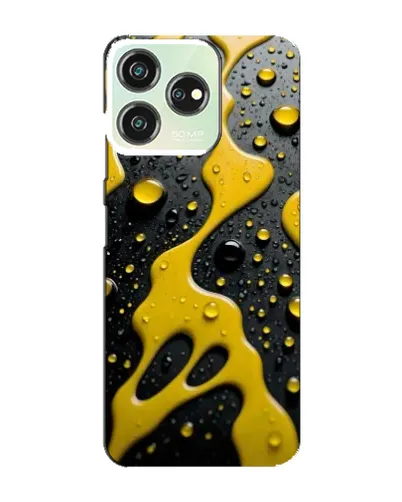 Чехол для ZTE Blade V50 Design с картинкой «Жидкое желтое золото» Чехол для ZTE Blade V50 Design с картинкой «Жидкое желтое золото»
