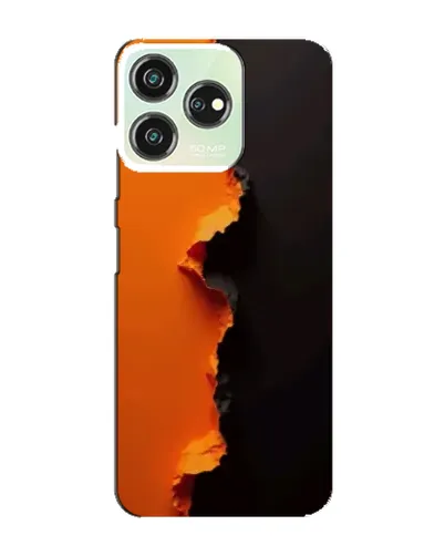 Чехол для ZTE Blade V50 Design с картинкой «Оранжевый разлом» Чехол для ZTE Blade V50 Design с картинкой «Оранжевый разлом»