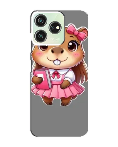 Чехол для ZTE Blade V50 Design с картинкой «Девочка капибара» Чехол для ZTE Blade V50 Design с картинкой «Девочка капибара»