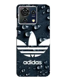 Чехол для ZTE Blade V50 Vita с картинкой «Adidas Trefoil Blue»
