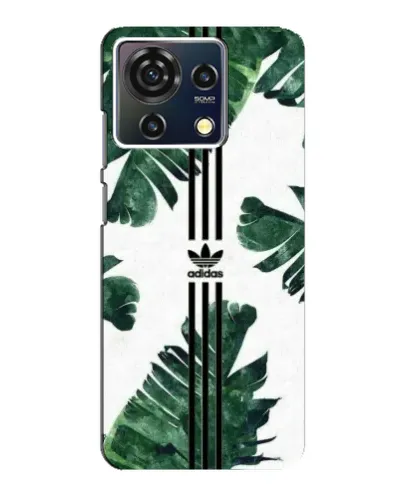 Чехол для ZTE Blade V50 Vita с картинкой «Пальмовые листья адидас» Чехол для ZTE Blade V50 Vita с картинкой «Пальмовые листья адидас»