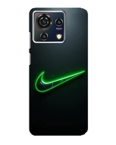 Чехол для ZTE Blade V50 Vita с картинкой «Неоновый контур Nike»