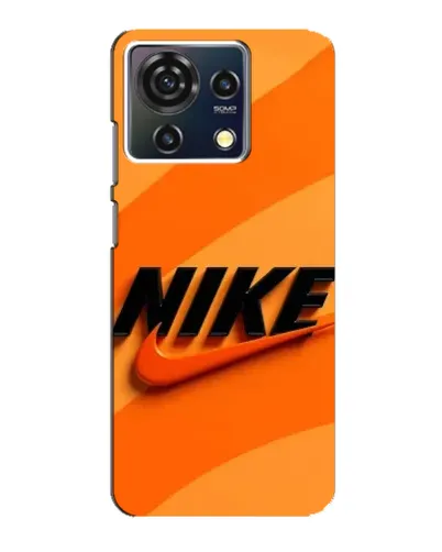 Чехол для ZTE Blade V50 Vita с картинкой «Оранжевый драйв Nike»