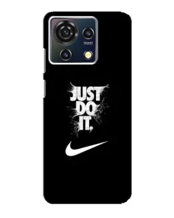 Чехол для ZTE Blade V50 Vita с картинкой «Текстовый принт Nike»