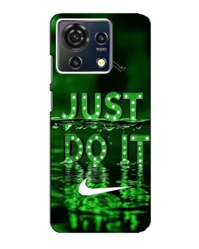Чехол для ZTE Blade V50 Vita с картинкой «Зеленый неоновый Nike»