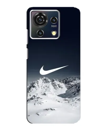 Чехол для ZTE Blade V50 Vita с картинкой «Nike — зимние горы»