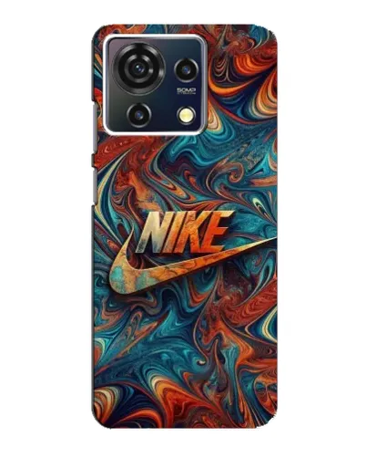 Чехол для ZTE Blade V50 Vita с картинкой «Nike в абстракции»