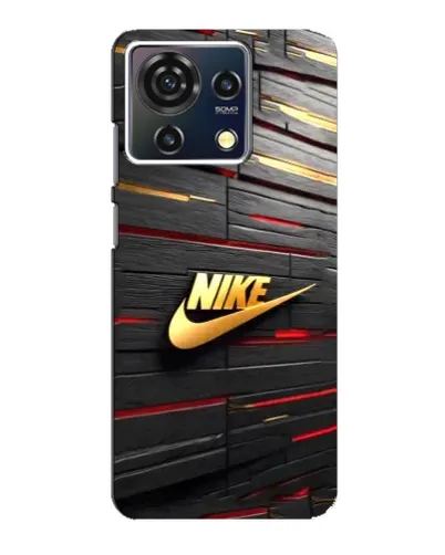 Чехол для ZTE Blade V50 Vita с картинкой «Золотой Nike на металле»