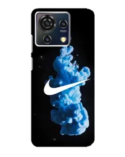 Чехол для ZTE Blade V50 Vita с картинкой «Nike и синий дым»
