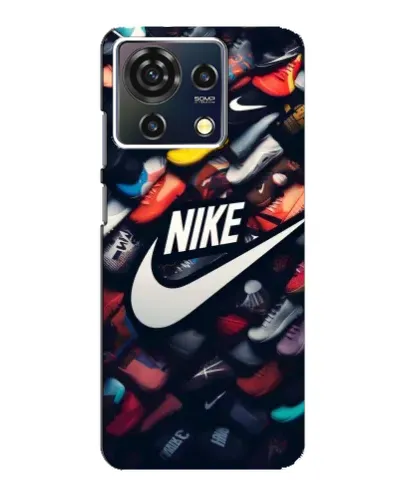 Чехол для ZTE Blade V50 Vita с картинкой «Коллекция кроссовок Nike»