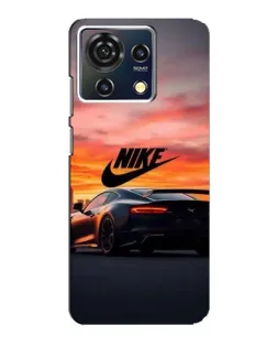 Чехол для ZTE Blade V50 Vita с картинкой «Nike и суперкар»