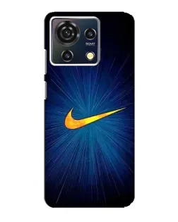 Чехол для ZTE Blade V50 Vita с картинкой «Синий пульс Nike»
